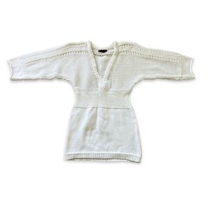 Armani Exchange White Women's 3/4 Sleeve Top,Size S